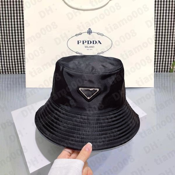 Luxo Pescador de peixes Caps Caps Capitadores de Designer Pra DDA Re-Nylon Bucket Hat Summer Casual Sunshade Sunie Sunie para homens Mulheres de alta qualidade