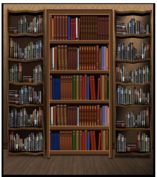 Benutzerdefinierte 3D-Tapete für Wände 3D-Po-Tapetenwandbilder Nostalgisches Vintage-Bücherregal-Wandbild Studie Buch Hintergrund Wandpapier Zuhause dec8881781