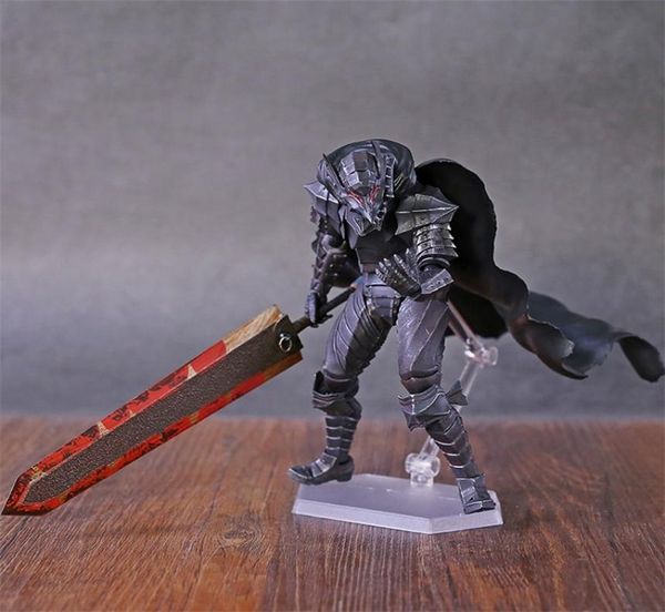 410 359 Berserk Black Swordman Action Figure Collectible Modelo Toy Doll Presente para o Natal 2207046978184