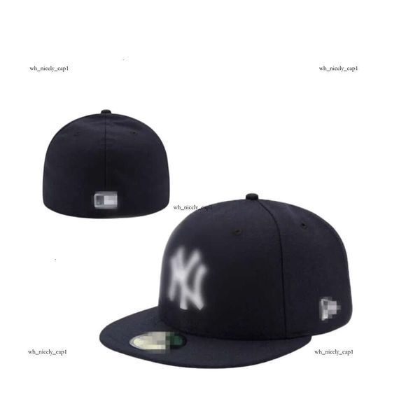 Designer-Hut Mlb Hat Ny Top-Qualität Hut Designer-Luxus-Passformkappen Briefgrößenhüte Baseballmützen Mehrere flache Schirmmützen für Männer Frauen Vollständig geschlossener, taillierter Fischerhut 376