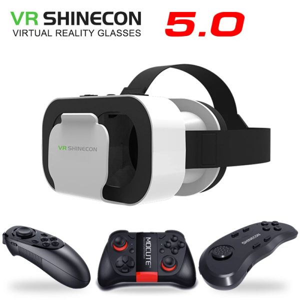 Очки VR SHINECON 5.0 Очки виртуальной реальности VR Box 3D-очки для телефона 4,76,0 дюйма
