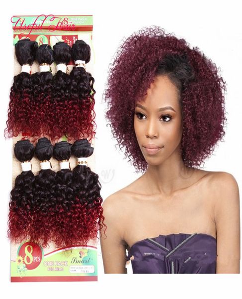 Extensões de cabelo humano solto weaveweaves fechamento cor borgonha tecer feixes de cabelo humano trança profunda onda laço costurar no cabelo exten6257062