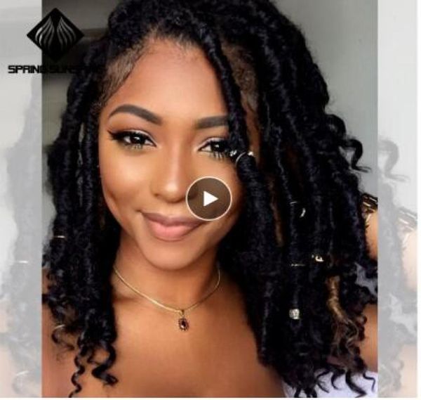 Goddess Faux Locs 16 20 Zoll Ombre Häkelzöpfe Weiche natürliche weiche synthetische Haarverlängerungen 24 Stränge 1PC3780453