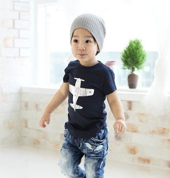 Abbigliamento uomo per bambini039 versione coreana con bambini con maglietta a maniche corte modello gilet aereo7473805