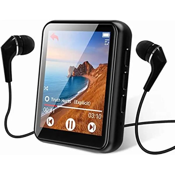 Lettore Ruizu New Metal M4 Lettore MP3 Bluetooth Altoparlante incorporato Radio Fm EBook Registratore vocale Audio portatile Sport Flac Video musicale