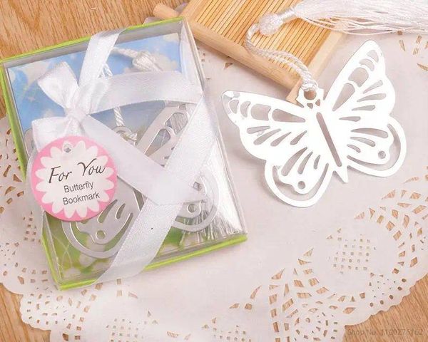 Favores de festa 10pcs borboleta marcador favores para comunhão sagrada menina chá de bebê graduação aniversário favores de casamento e presentes convidados