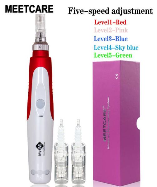 MYM Baionetta Dr Pen Cartuccia ad ago NeedleTip Esfoliare Ridurre i pori Dispositivo Elettrico Micro Rolling Derma Pen Terapia Strumento di bellezza8620612