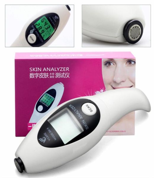 Прецизионный анализатор кожи Цифровой ЖК-дисплей Тестер влажности кожи лица и тела Измеритель анализа Инструмент для ухода за лицом Health Monitor7268770