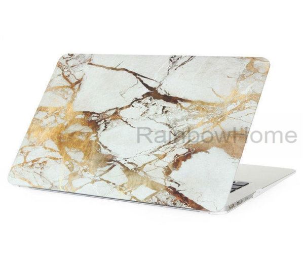 Marmor Granit Design Kunststoff Kristall Hülle Schutzhülle für MacBook Air Pro Retina 11 13 15 Zoll Wasseraufkleber Case3063477