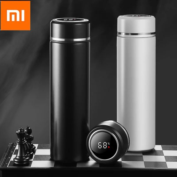 Умный термос Xiaomi с цифровым дисплеем, бутылка с холодной и горячей водой, термокружка, офисные термосы, термосы, кофейная чашка, подарок