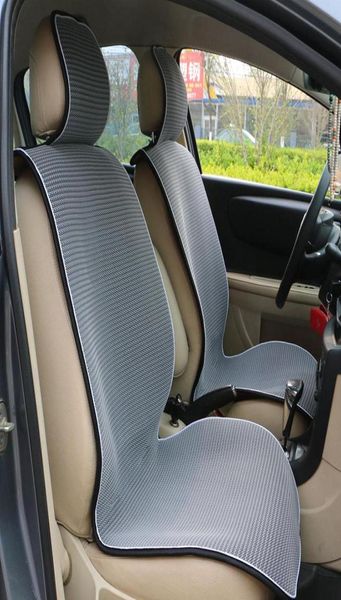 1 peça capa de assento de carro de malha respirável almofada adequada para a maioria dos carros assentos frescos de verão almofada luxuosa tamanho universal almofada de carro 5730108