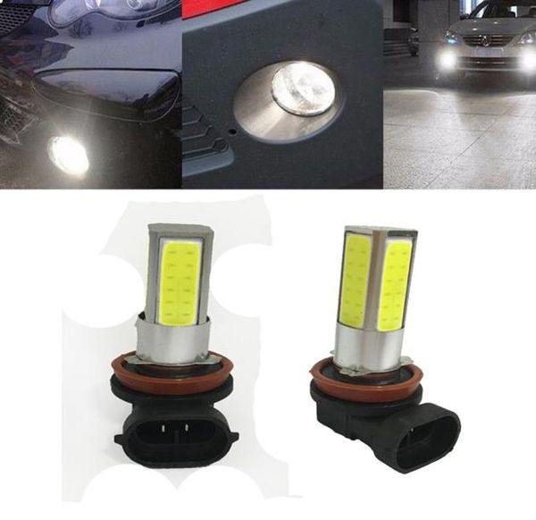 2 Stück H8 H11 12 V 10 W LED-Auto-Glühbirne, weiß, 6000 K, LED-Birne, Hochleistungs-Nebelscheinwerfer, Fernscheinwerfer, Universal-LED-Lampe, Plug-and-Play4638388