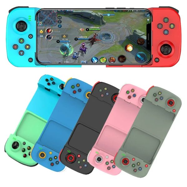 Gamepads kablosuz bt 5.0 cep telefonu için gerilebilir oyun denetleyicisi android iOS gamepad joystick retractable gamepad ps4 anahtar bilgisayarı