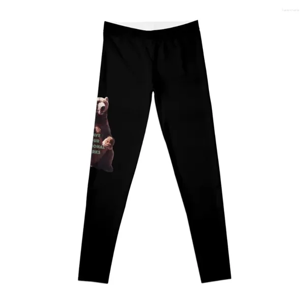 Pantaloni attivi Salva i nostri parchi nazionali Leggings Abbigliamento sportivo Donna Palestra Donna Sport Donna