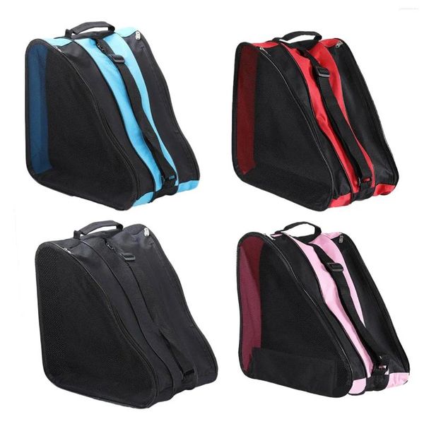 Sacos ao ar livre saco de patinação de neve esqui portátil organizador bolsa para hóquei no gelo skate quad patins esportes inline inverno