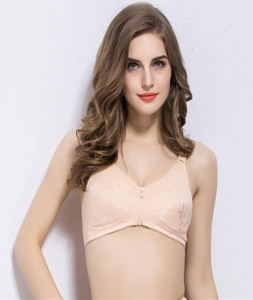 Sutiã LIZ para mulheres pós-câncer de mama com alças, roupa íntima para mastectomia, peça única, estilo zíper, fechamento frontal, seios falsos 4033565