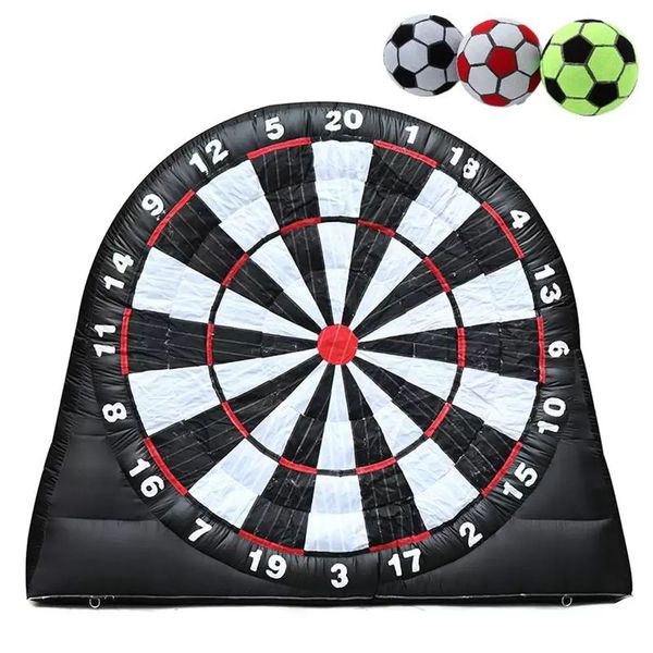 vendita all'ingrosso Giochi all'aperto Gioco di freccette gonfiabile in PVC Gioco sportivo Set di freccette Bersaglio da calcio Freccette da calcio per spettacoli