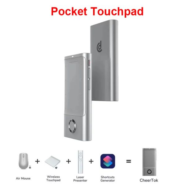 Control Cheerdots Heertok Allinone Pocket Touchpad для Smart Devices Airmouse Presester Generator Generator Demote