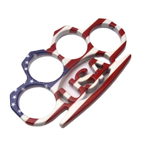 United States Of Pain Knuckleduster Gürtelschnalle Zubehör Tiger Tactical American Attitude Adjuster Knuckle Four Fingers Ring