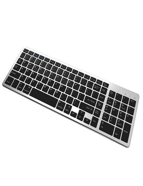 Teclado Bluetooth Ultra Slim Portátil 102 Teclas Sem Fio BT Touchpad Tesoura Pés Design Keyboard8392290