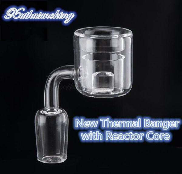 Termal Çekirdek Sigara Aksesuarları Reaktör Quartz Banger Tırnak Hibrit 32mm Kase Domeless Banger Tırnaklar 10mm 14mm 18mm Erkek Kadın Dab 3808146