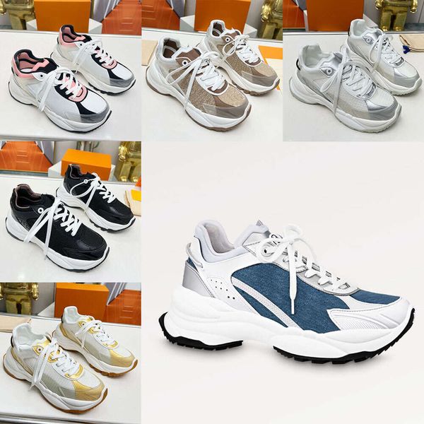 Designer Run 55 Sneakers Uomo Donna Scarpe Scarpe da ginnastica con plateau Suola in gomma Scarpe casual 36-45 Con scatola 483