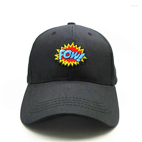 Ballkappen 2024 Pow Brief Stickerei Baumwolle Baseballmütze Hip-Hop Einstellbare Snapback Hüte für Männer und Frauen 260