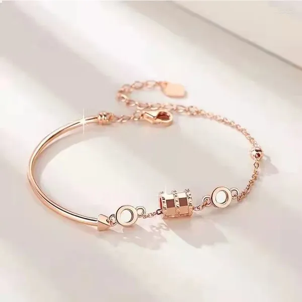 Gliederarmbänder, goldfarben, Herzen, verstellbar, für Damen, minimalistisch, glänzt hell, Stern-Charm-Armband, Freund, Geschenk, Party-Schmuck