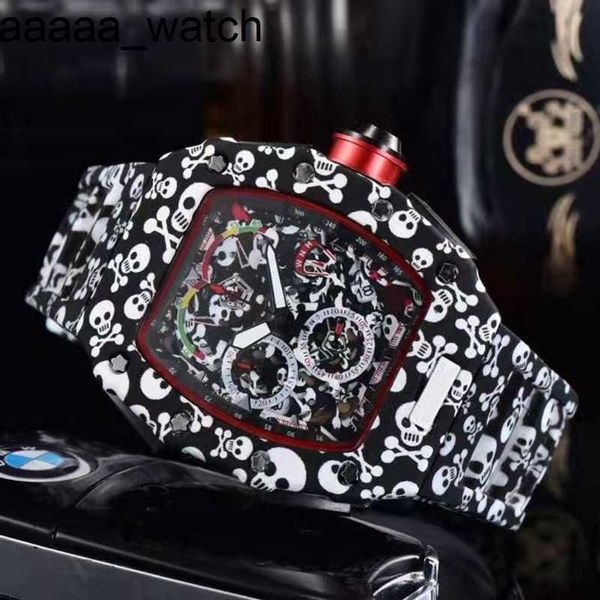 RicharsMilles ZF Factory Luxusuhren Uhrenmarke Luxus Quarz Kopie Uhrengehäuse Sekunden Kautschukband Armbanduhr Männliche Uhr Mascul Swiss