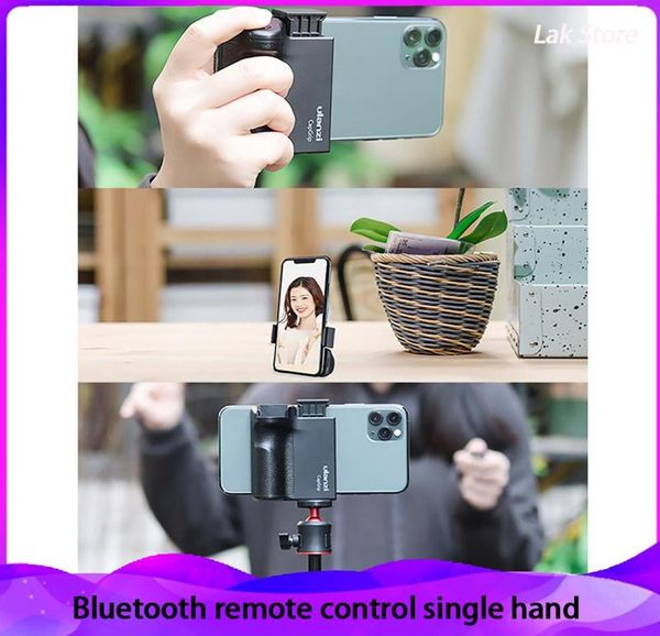 Selfie Monopiedi CapGrip Telefono cellulare Pografia Aiuto per scattare con una mano Telecomando Bluetooth Facile da usare Maniglia per fotocamera Durevole6932750