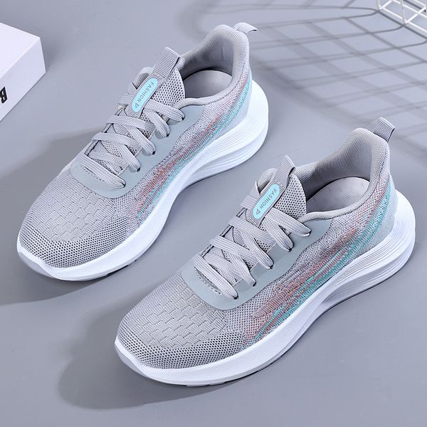 nuovo prodotto scarpe da corsa designer per donna sneakers moda bianco nero viola grigio comode scarpe da ginnastica sportive da esterno da donna con superficie in mesh Scarpe da ginnastica GAI