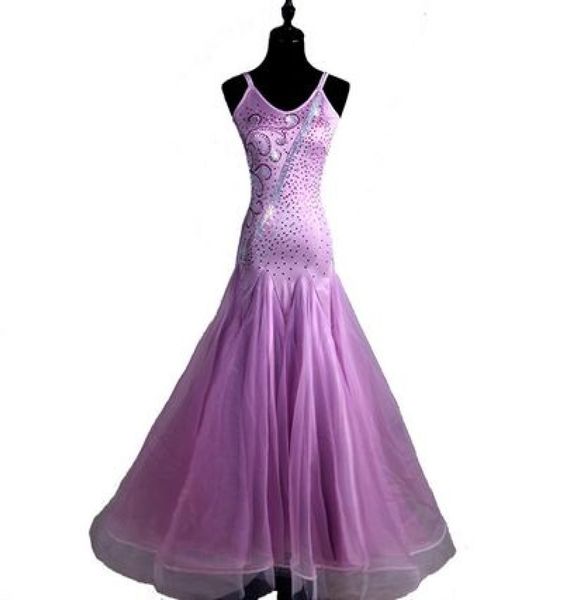 Vestidos de valsa de salão, vestido de competição, roupas de dança de salão, tango, trajes de dança, tamanho personalizado d0243, bainha transparente grande5656306