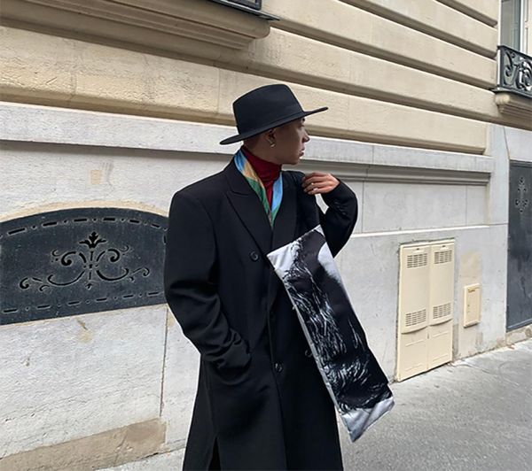 Trench coat nero casual vintage doppio petto da uomo giapponese streetwear maschile giacca lunga gotica soprabito giacca a vento9814885