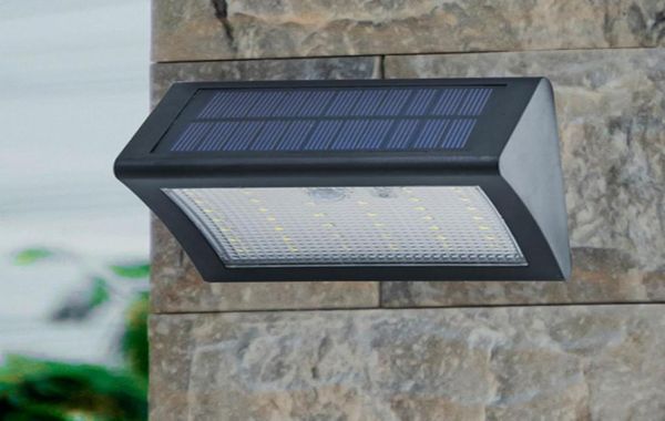 Solarbetriebene LED-Wandleuchte für den Außenbereich, wasserdichte Sicherheitsleuchten, PIR-Bewegungsmelder, Solar-Wandleuchte für Garten, Terrasse, Auffahrt, Dec2194345