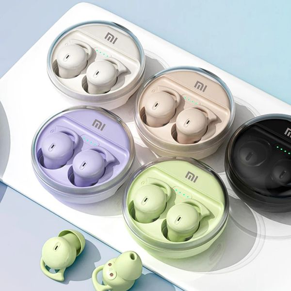 Cuffie Xiaomi Q26 Cuffie Bluetooth 5.3 Cuffie per dormire Mijia Auricolari wireless Cuffie invisibili e comode con cancellazione del rumore