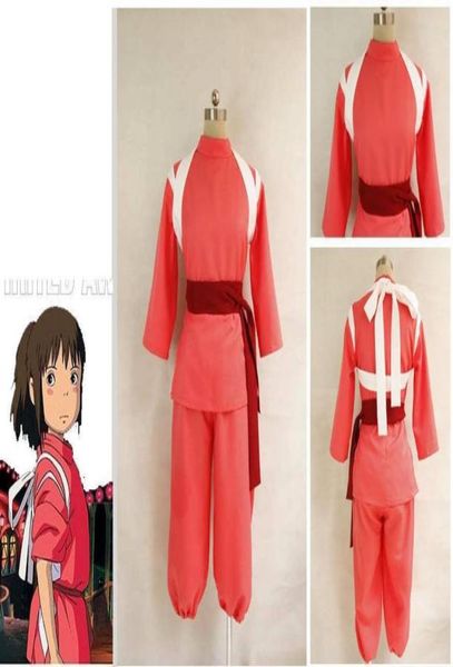 Miyazaki Hayao Spirited Away Away Chihiro Ogino Sen Cosplay Kostüm Özel Yapılan herhangi bir boyut 8968031