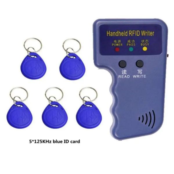 Controllo 125khz Rfid Programmatore Duplicatore Em4100 Tk4100 Copiatrice Scrittore Lettore Carta d'identità Cloner Replicatore Scheda di accesso Replicatore Copiatrice