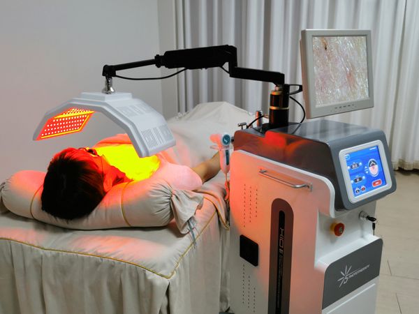 Multifunktionales 7-Farben-PDT-Infrarot-LED-Lichttherapie-Gesichtsgerät, Hautverjüngung, Akne-Falten, LED-Photonen-Lichttherapiegerät für Salon und Gewerbe