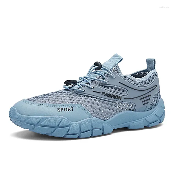 Sandali 2024 Scarpe da acqua estive per uomo Nuoto Casual Beach Mesh Traspirante Calzature a piedi nudi Sneakers Vela da viaggio