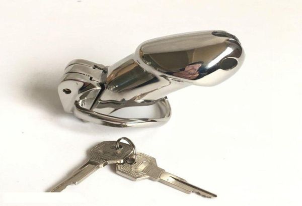 Cintura per dispositivi di lusso in acciaio inossidabile per adulti Gabbia per cazzi con anello per cazzi per uomini Bondage Sex Toys4401809