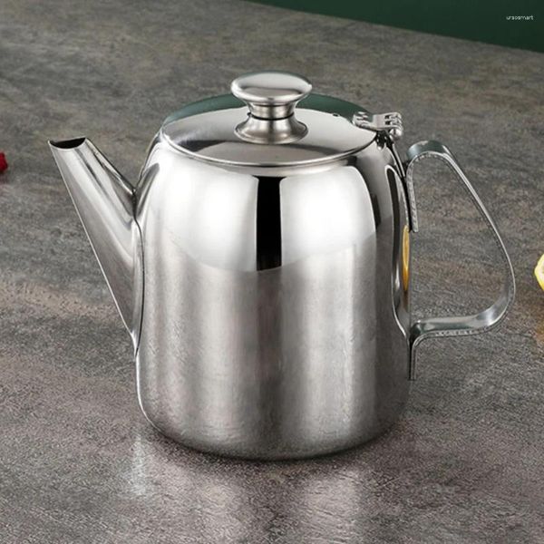 Garrafas de água Chaleira de aço inoxidável Café Metal Tea Pots Fogão Chaleiras Despeje sobre