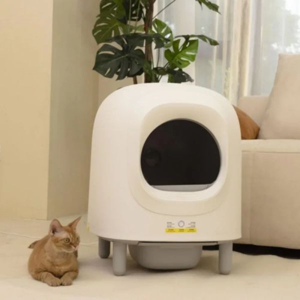 Scatole Automatiche Autopulenti Lettiera per gatti Chiusa Vassoio per animali domestici Toilette per gatti Smart APP Scatola di sabbia remota caja de arena para gato