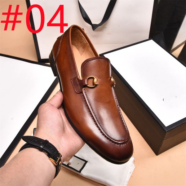 2024 homens designer vestido sapato apontou toe sapato de couro de luxo homens negócios casual sapato na moda couro patente interior levantado mocassins sapato masculino 38-46