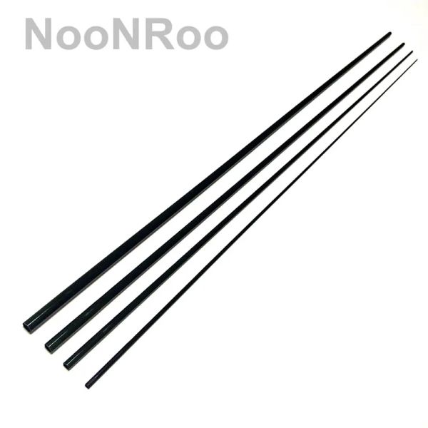 Ruten IM8 Medium Action Fly Fishing Rod Blank Nymphe Transparent Schwarz Reparatur Rod Building DIY Private Custom Material NooNRoo