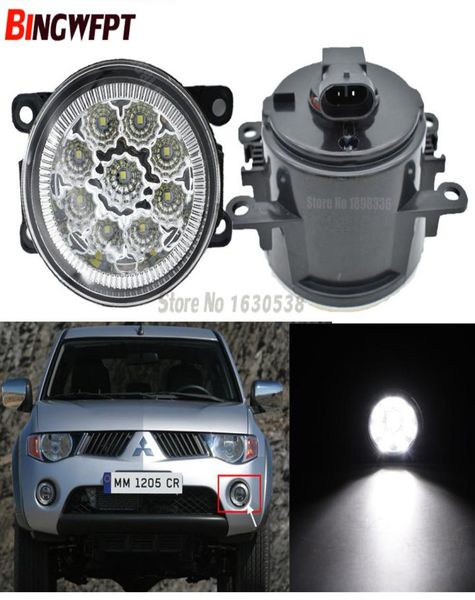 2pcspair Auto Styling Runde Stoßstange Halogenlampen 55W Für Mitsubishi Triton L200 LED Nebel Licht H112392043