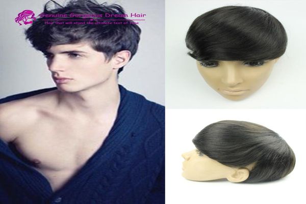 9x7 polegadas América e Europa vendem peruca masculina perucas curtas cabelo masculino peruca homem perucas de cabelo masculino perucas para homens substituição wig1917409