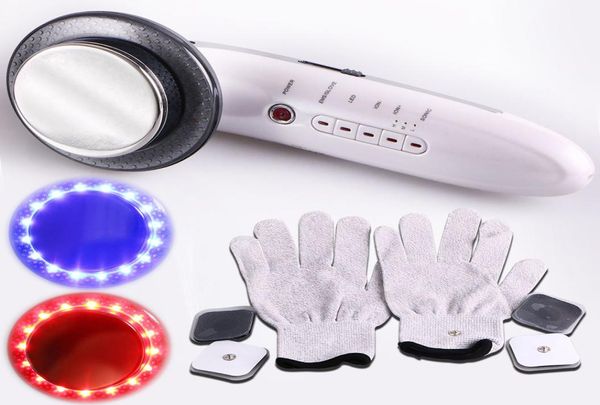 Hand-Ultraschall-Ultraschall-Mikrostrom-Mikrostrom-Licht-Gesichts-Körper-Massagegerät, Haut-Lifting-Handschuhe, Massagegerät5145885