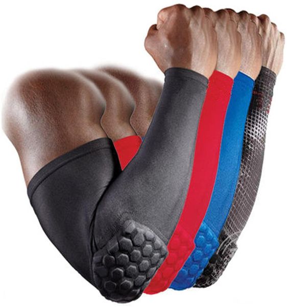 1pc suporte de braçadeira basquete respirável futebol segurança esporte almofada cinta protector8362575