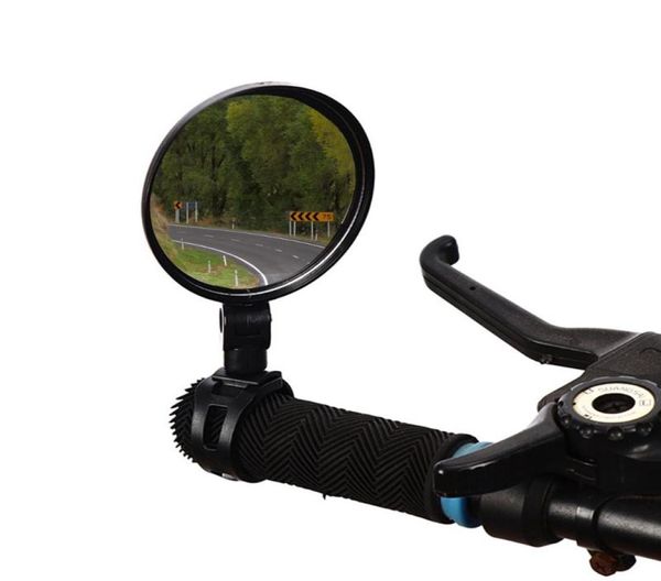 Gruppi bici 2 pezzi Specchietti posteriori per bicicletta con rotazione di 360 gradi per MTB Accessorio per ciclismo Specchietto retrovisore manubrio grandangolare1673357