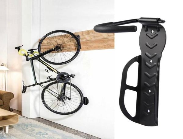 Suporte de parede para bicicleta, rack de montanha, cabide de armazenamento de aço, acessórios montados em gancho, carro, caminhão, racks 4379645